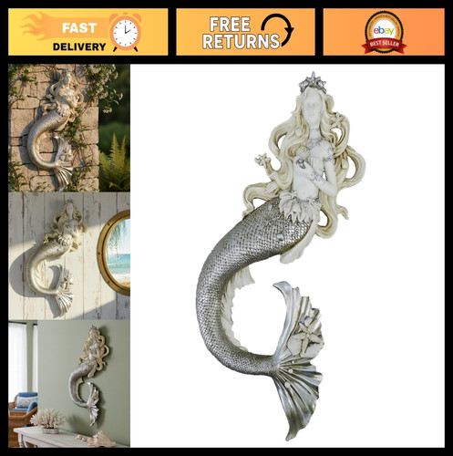 Mermaid wall sculpture - mermaid,