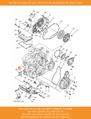Yamaha stay 23p - stay, 23p-15772-00