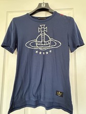 Men’s Lee Vivian Westwood Blue T-shirt Size XS ANGLOMANIA