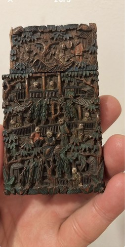 Chinese hand carved wooden - chinese,