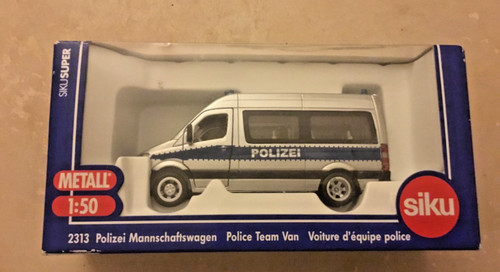 Siku 2313 police team van - police,