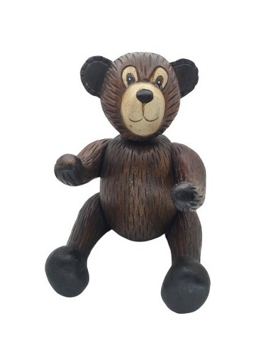 Wooden teddy bear hand - teddy,