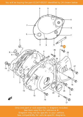 Suzuki bolt - bolt, (5x20)
