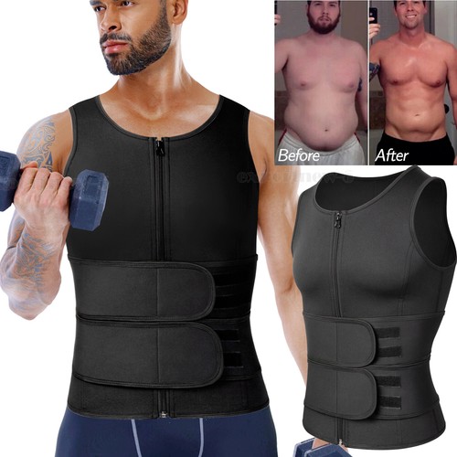Men sweat sauna vest - vest, waist