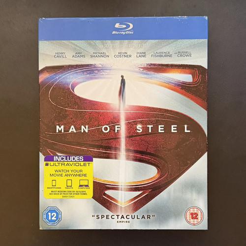 Man steel blu ray henry - of,