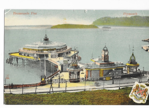 Postcard plymouth voiew of - postcard,