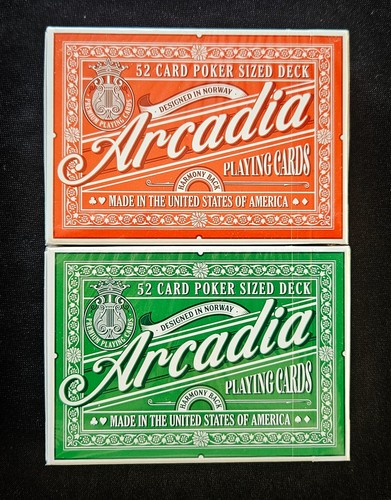 Arcadia playing cards - cards,