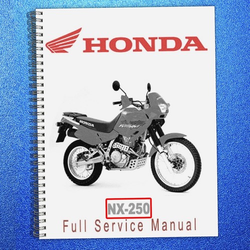 Honda nx250 service - ax-1,