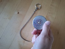 Belt Key Chain, 'Inertia Reel' Type Keyring, Vintage, PWO