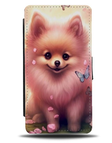 Pink pomeranian puppy flip - pomeranian,
