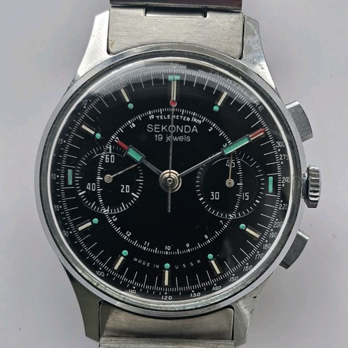 Vintage sekonda poljot 3017 - sekonda,