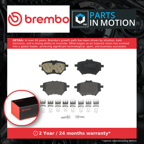 Brake pads set rear - brake,