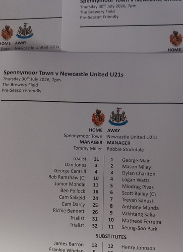 2026 spennymoor town v - 2026-27,
