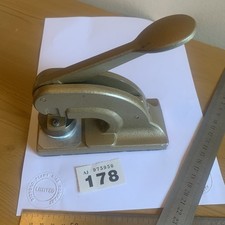 Vintage Cast Desk Hand Stamp