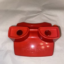 Vintage Red Viewmaster 3D View-Master Viewer Toy Belgium 