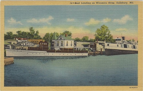 1941 postcard boat - boat, on