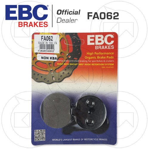 Organic front brake pads ebc - organic,