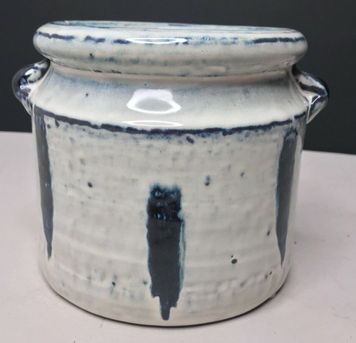 Zebra jar glazed - jar,