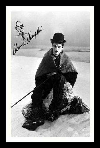 Charlie chaplin autograph - charlie,