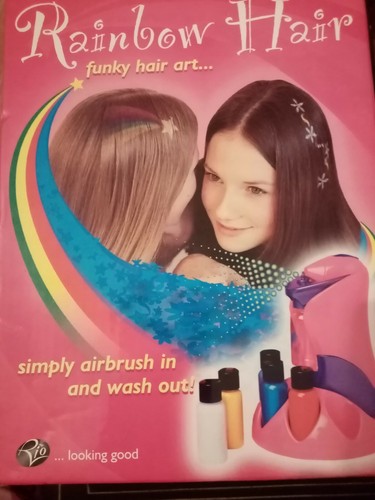Rainbow hair funky hair