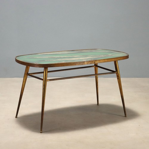 Vintage coffee table brass - vintage,