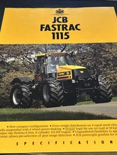 JCB Fastrac Tractor 1115 Range