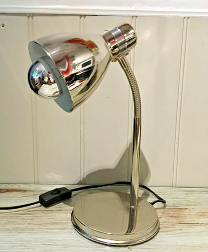Chrome desk lamp - lamp,