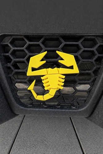 Abarth rear diffuser badge - abarth,