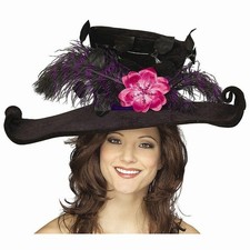 Black Victorian Hat With