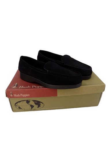 Hush puppies black shoes - black, uk