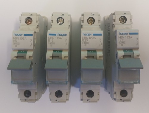 Hager mcb pole type b - 1-pole,