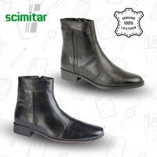 Mens Scimitar Leather Ankle
