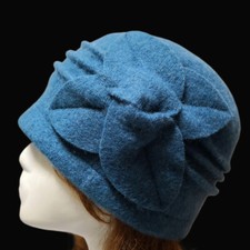 Flower Cloche Hat Soft Warm