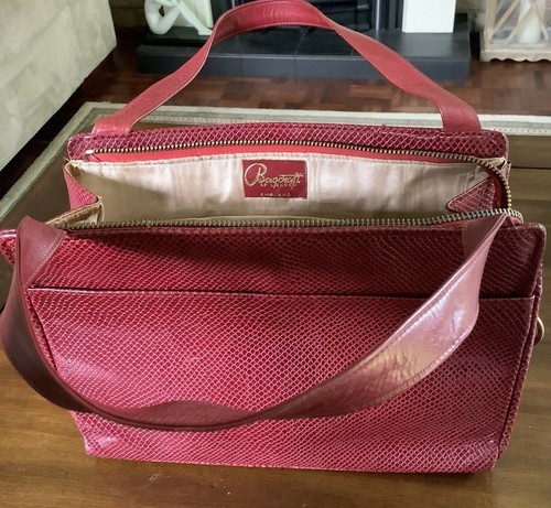 Vintage snake skin - skin, red