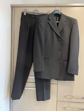 Cerruti 1881 Black 2 Piece Suit Size M 38 (Italian 48)Blazer Jacket & Trousers