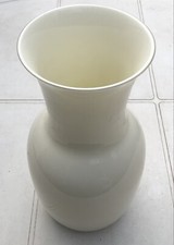 Elegant White Glass Vase -