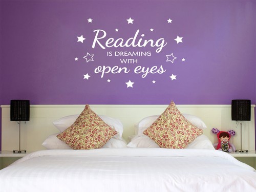 Reading dreaming wall art - reading,