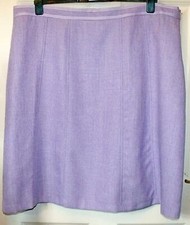 NEW QUALITY SLIMMA TEXTURED LILAC SKIRT SIZE 26 # 1006  #*