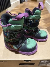 Burton x Marvel Hulk Smash! Mini-Grom Kids Snowboarding Boots (10C)