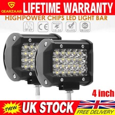 2x 2000W LED Work Light Bar Flood Spot Lights Driving Lamp Offroad Car Truck SUV