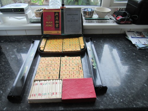 Vintage mahjong butterscotch - vintage,