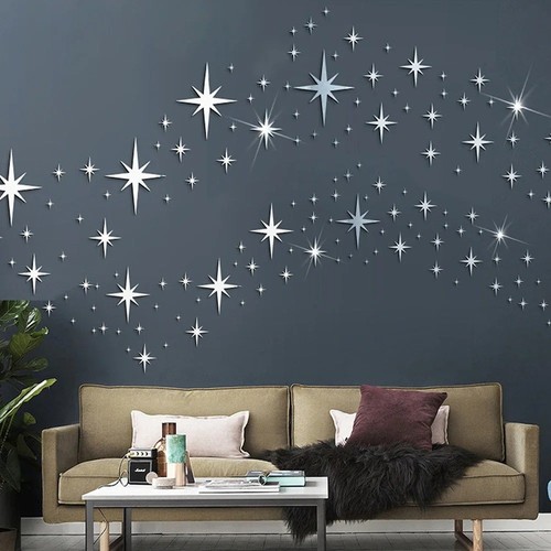 42pcs acrylic star mirror - acrylic,