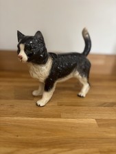 Coopercraft Cat Figurine Black And White vintage collectible animal 