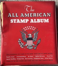 The All American Stamp Album, some Pre 1900’s Stamps & Later. Over 750 Stamps