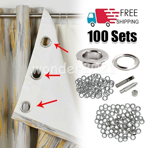 100 sets eyelet - 100,