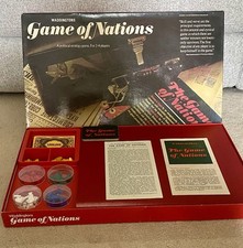 The Game Of Nations Waddingtons 1976 Vintage Board Game COMPLETE