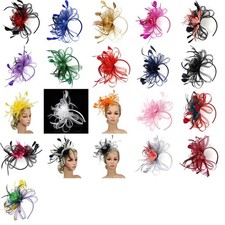 Large Feather Hair Fascinator