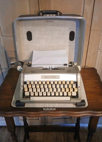 Vintage brother typewriter - brother,
