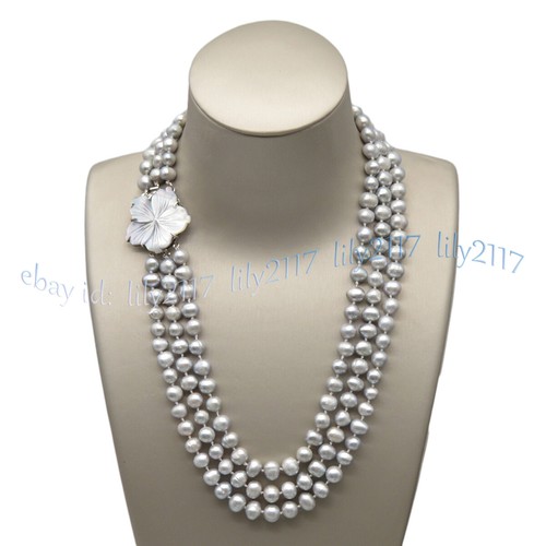 Rows natural silver - natural, gray