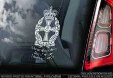 Queen Alexandra's Royal Army Nursing Corps - Car Sticker - QARANC Window Decal